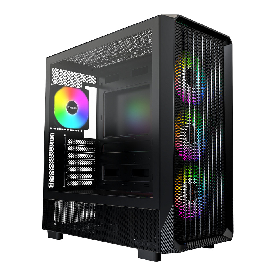 Kućište MONTECH X5 Midi Tower Black-1