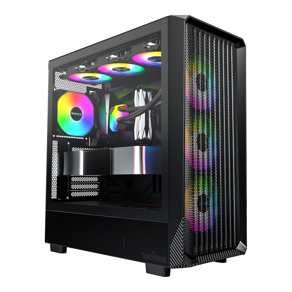 Kućište MONTECH X5 Midi Tower Black-2