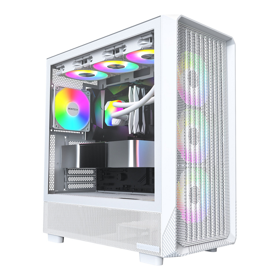 Kućište MONTECH X5 MIDI TOWER WHITE-2
