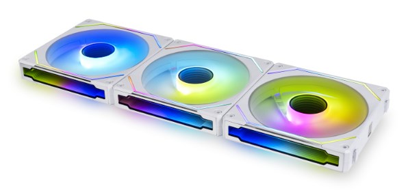 Ventilator za kućište LIAN LI UNI FAN SL-INF 120 RGB (3 kom, 120mm, ARGB, kontroler) Bijeli-2