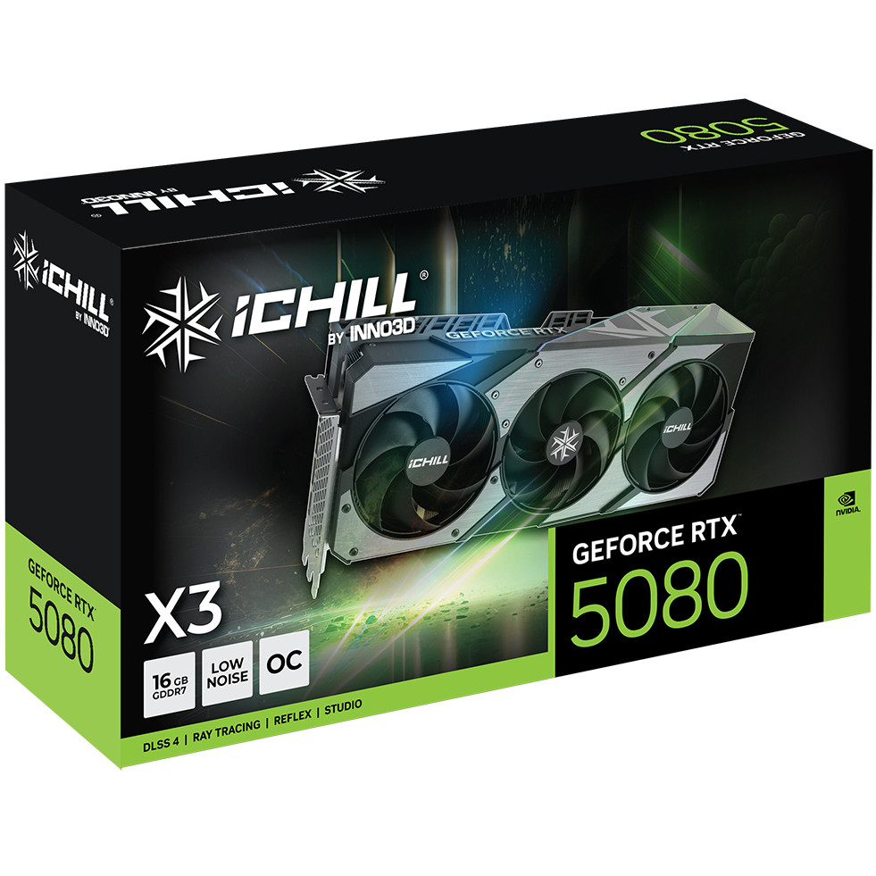 Grafička kartica INNO3D iChill GeForce RTX 5080 X3 V2 NVIDIA 16 GB GDDR7-1