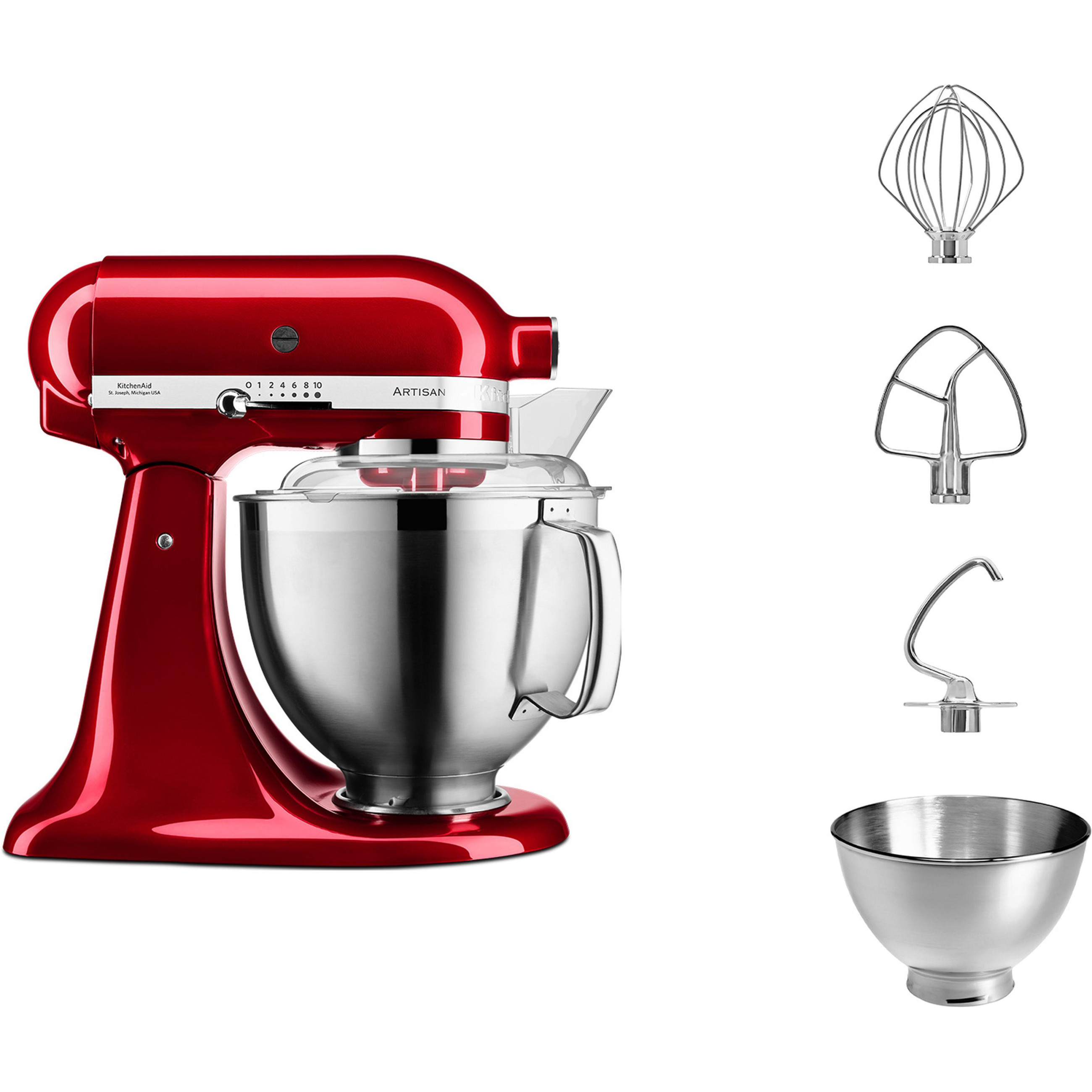 Stand mixer KITCHENAID ARTISAN 5KSM185PS (300 W, crvena)-1