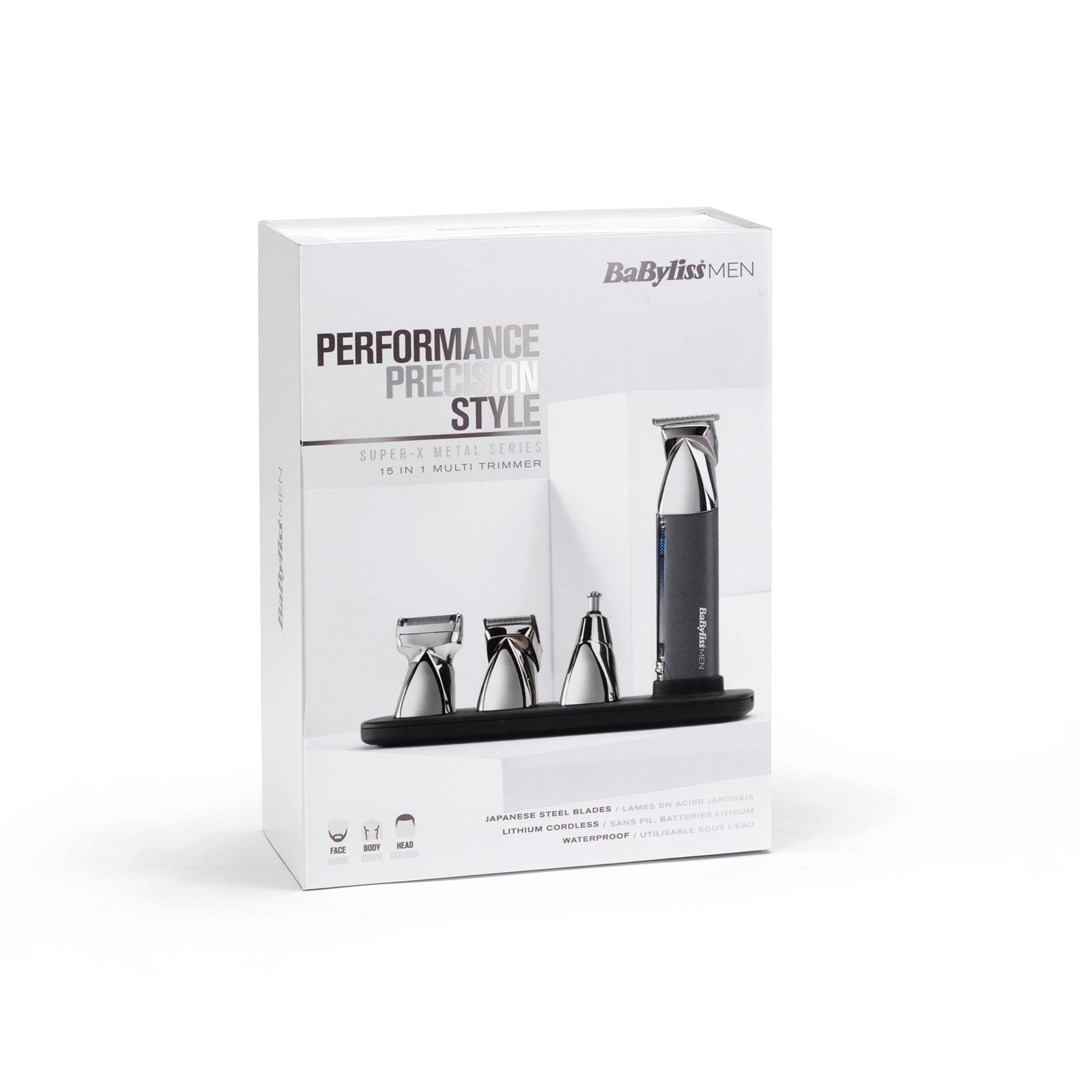 Višenamjenski trimer BABYLISS Super-X Metal MT996E (15-u-1, vodootporan)-3
