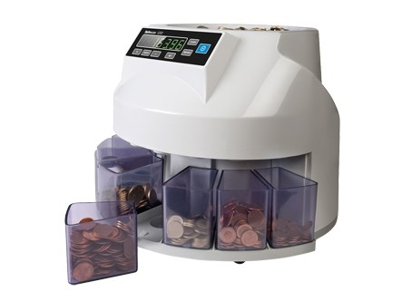 Brojač i sorter kovanica SAFESCAN 1250 (EUR, bijeli)-1