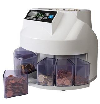 Brojač i sorter kovanica SAFESCAN 1250 (EUR, bijeli)-0