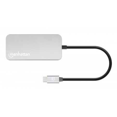 USB-C Dock/Hub MANHATTAN s čitačem kartica (6 portova Ethernet, HDMI, 3x USB-A, USB-C, 10W PD)-4