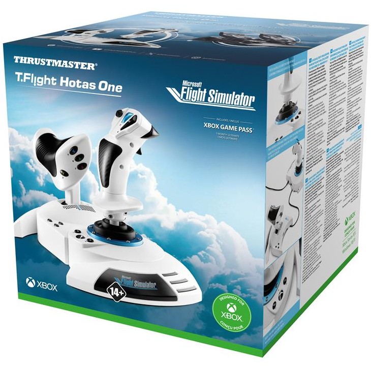 Joystick THRUSTMASTER T.Flight Hotas One Microsoft Flight Simulator Edition Black, White USB + engine control lever-4