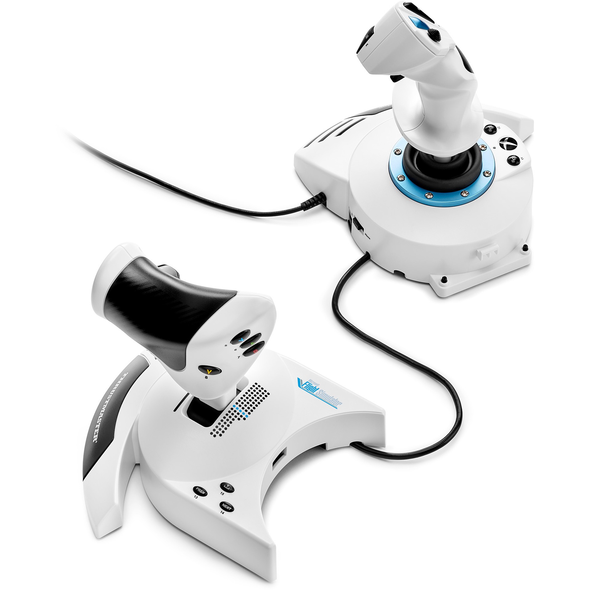 Joystick THRUSTMASTER T.Flight Hotas One Microsoft Flight Simulator Edition Black, White USB + engine control lever-5