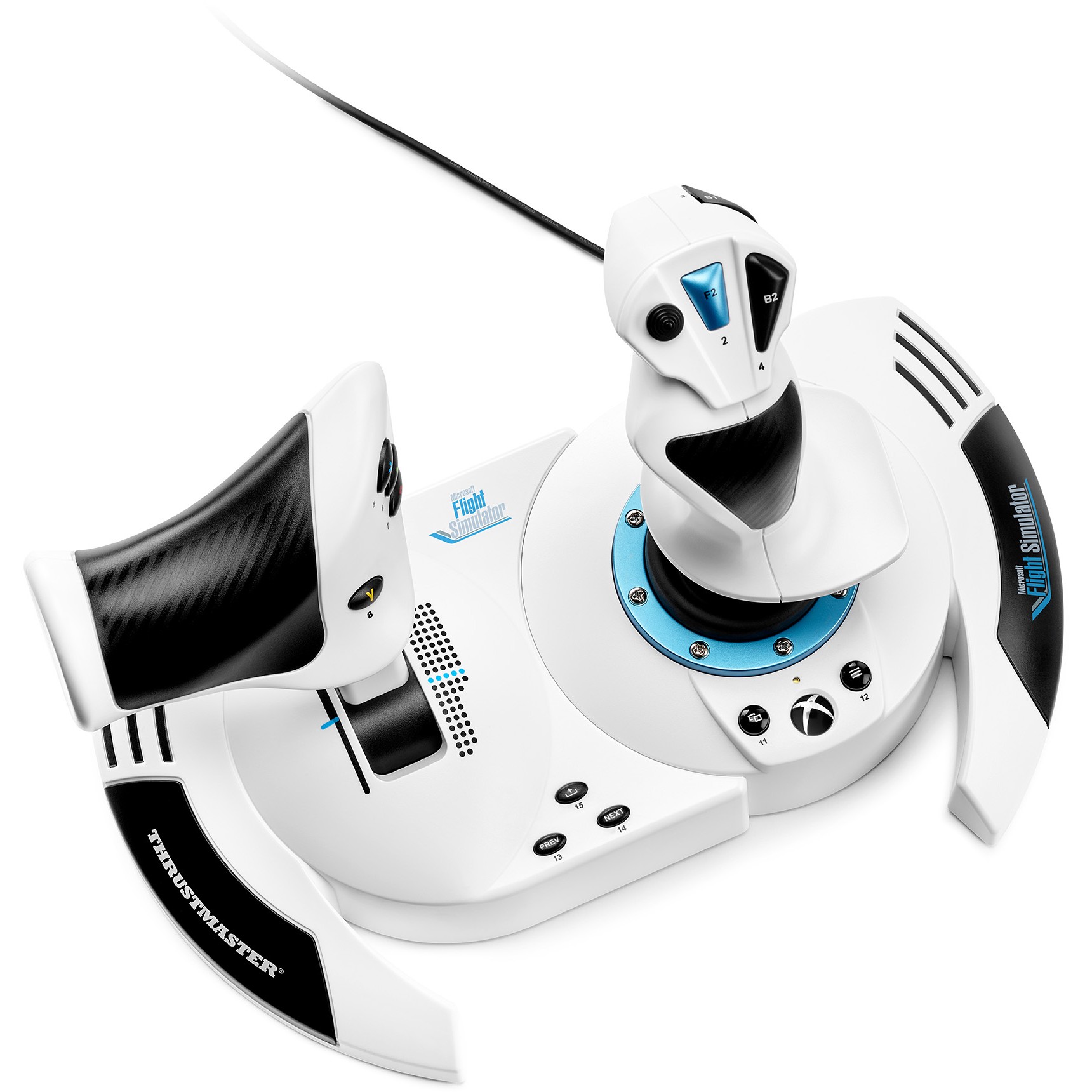 Joystick THRUSTMASTER T.Flight Hotas One Microsoft Flight Simulator Edition Black, White USB + engine control lever-7