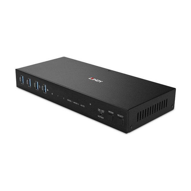 KVM Switch LINDY 2 Port Dual Head (HDMI, 4K@60Hz, USB 3.0)