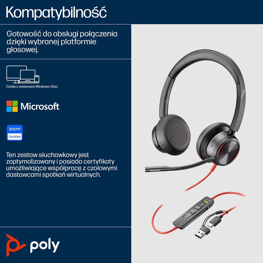 Slušalice HP Poly Blackwire 8225 (Stereo, USB-C, ANC, MS Teams Certified)-2