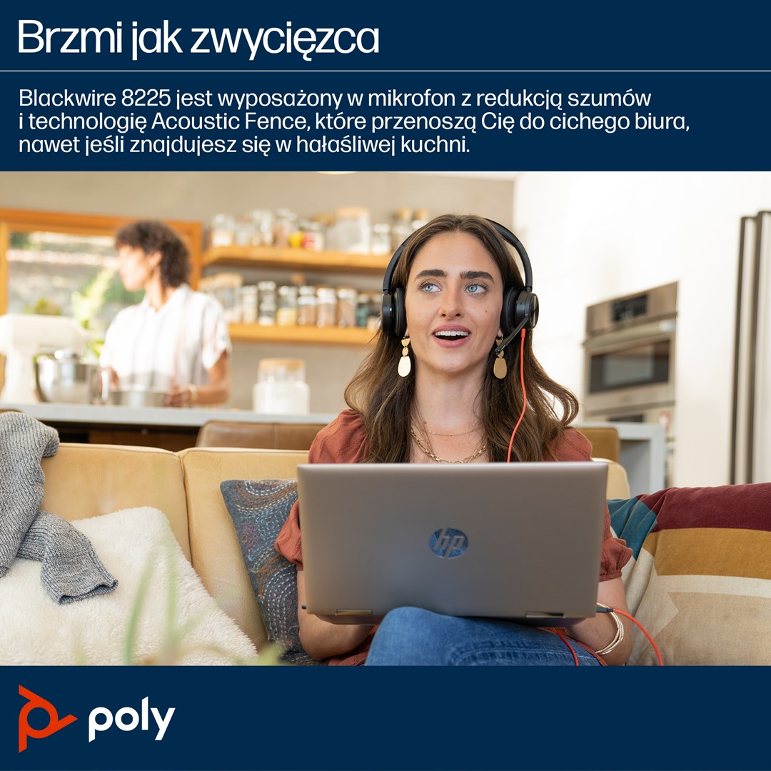 Slušalice HP Poly Blackwire 8225 (Stereo, USB-C, ANC, MS Teams Certified)-1