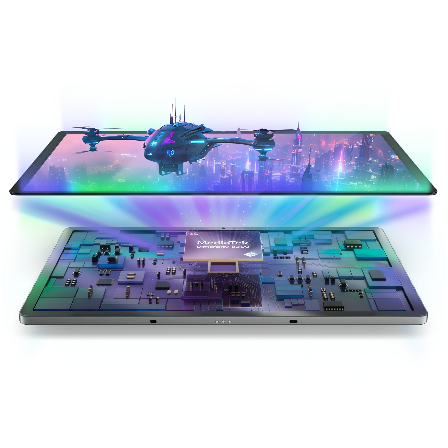 Tablet Lenovo Idea Tab Pro ZAE5 (12.7" 3K 144Hz, Dimensity 8300, 12GB RAM, 256GB, Android 14) Luna Grey-6
