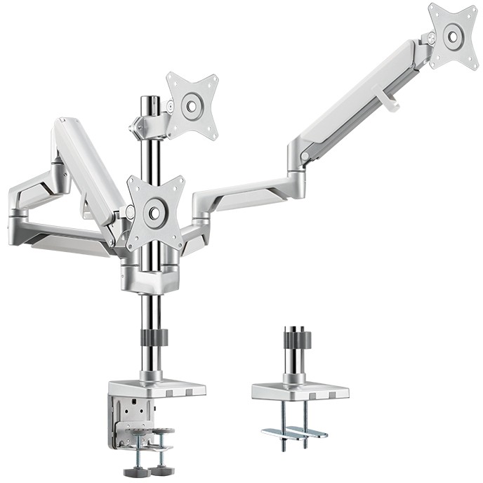 Monitor mount Logilink BP0090 68.6 cm (27") Desk Silver-0