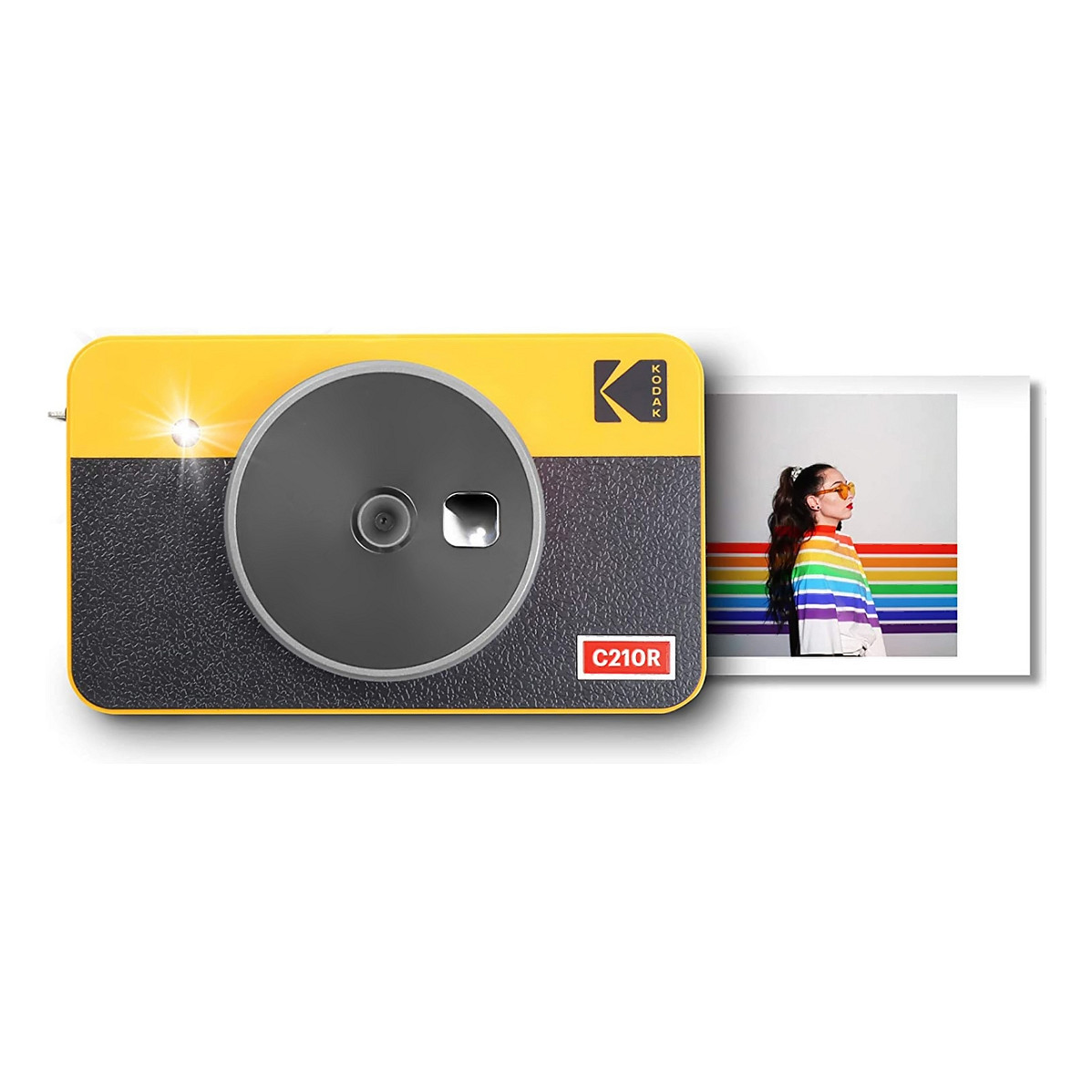 Instant fotoaparat KODAK Mini Shot Combo 2 Retro (5.3 x 8.6 cm, žuti)-2