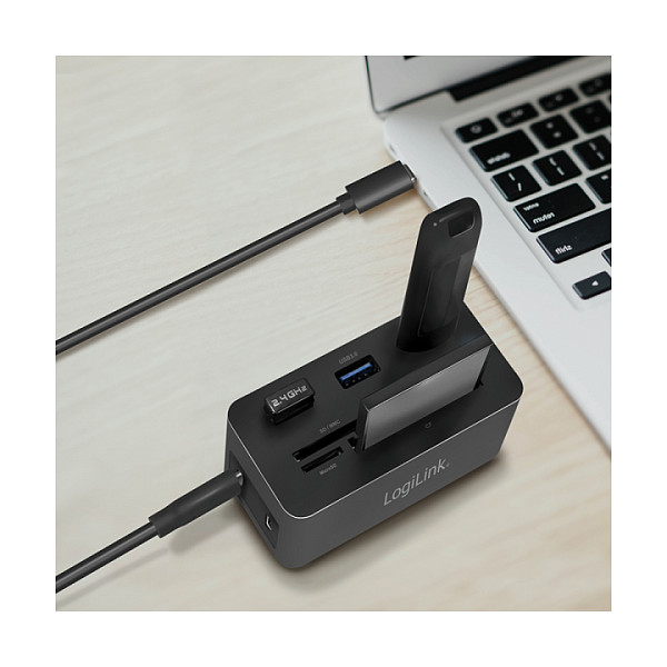 Docking stanica LOGILINK UA0370 (USB-C)-4