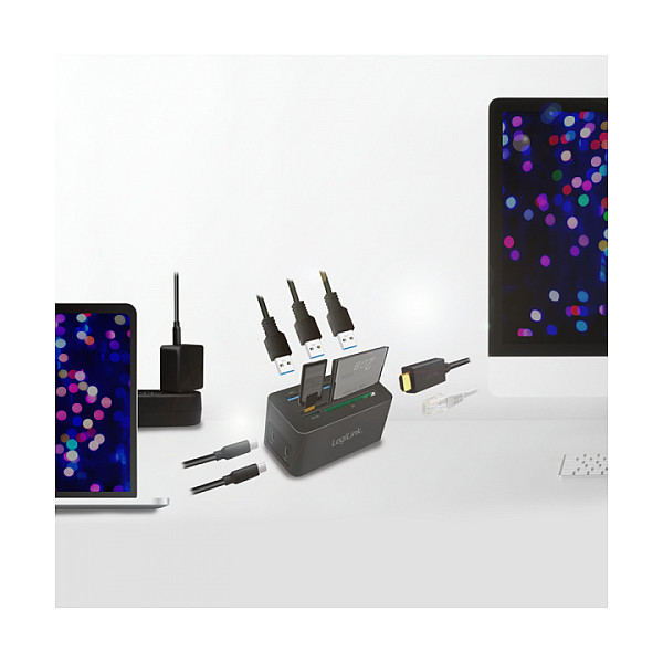 Docking stanica LOGILINK UA0370 (USB-C)-6