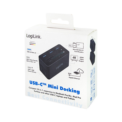 Docking stanica LOGILINK UA0370 (USB-C)-7