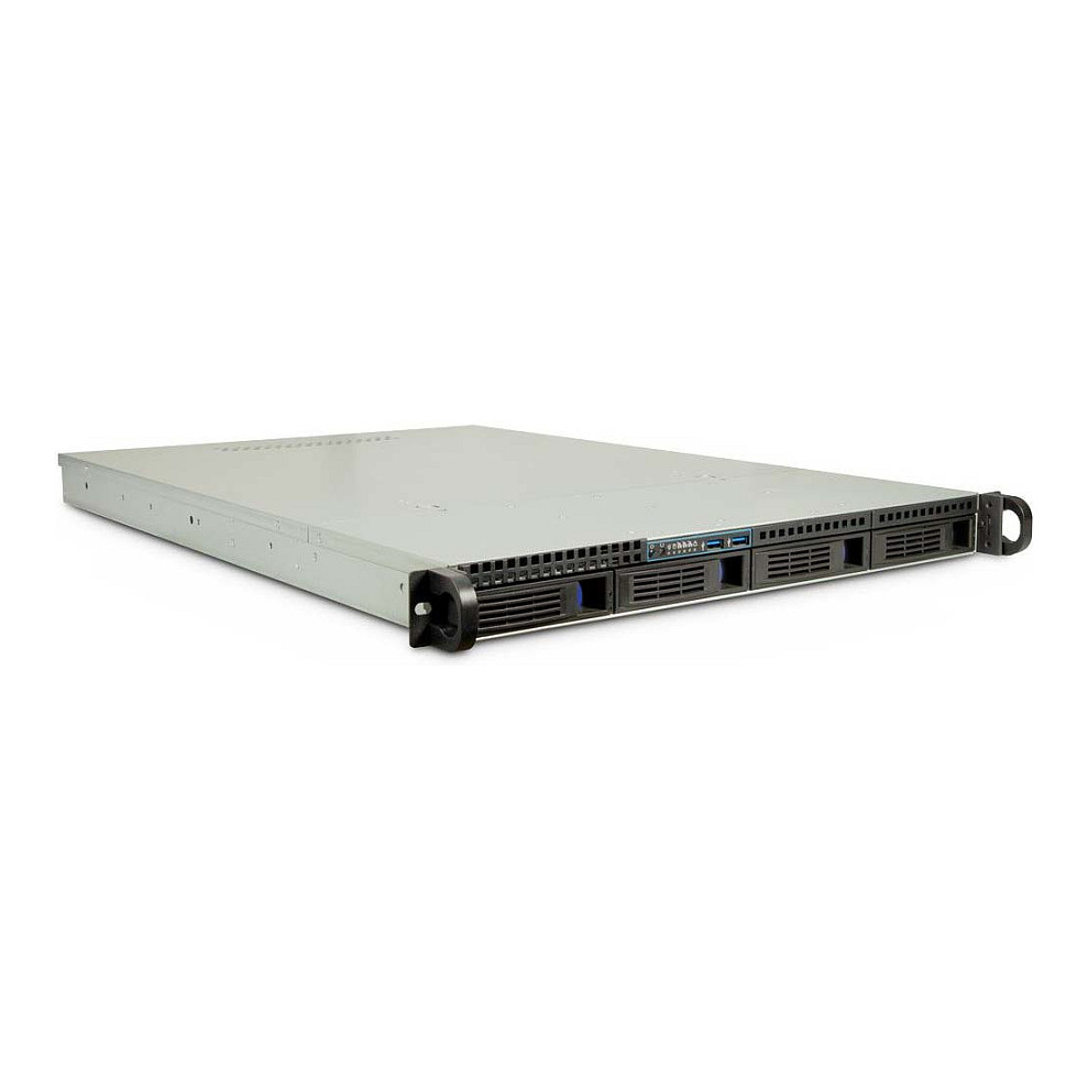 Rack kućište INTER-TECH IPC 1U-1404 (1U, crno)-0