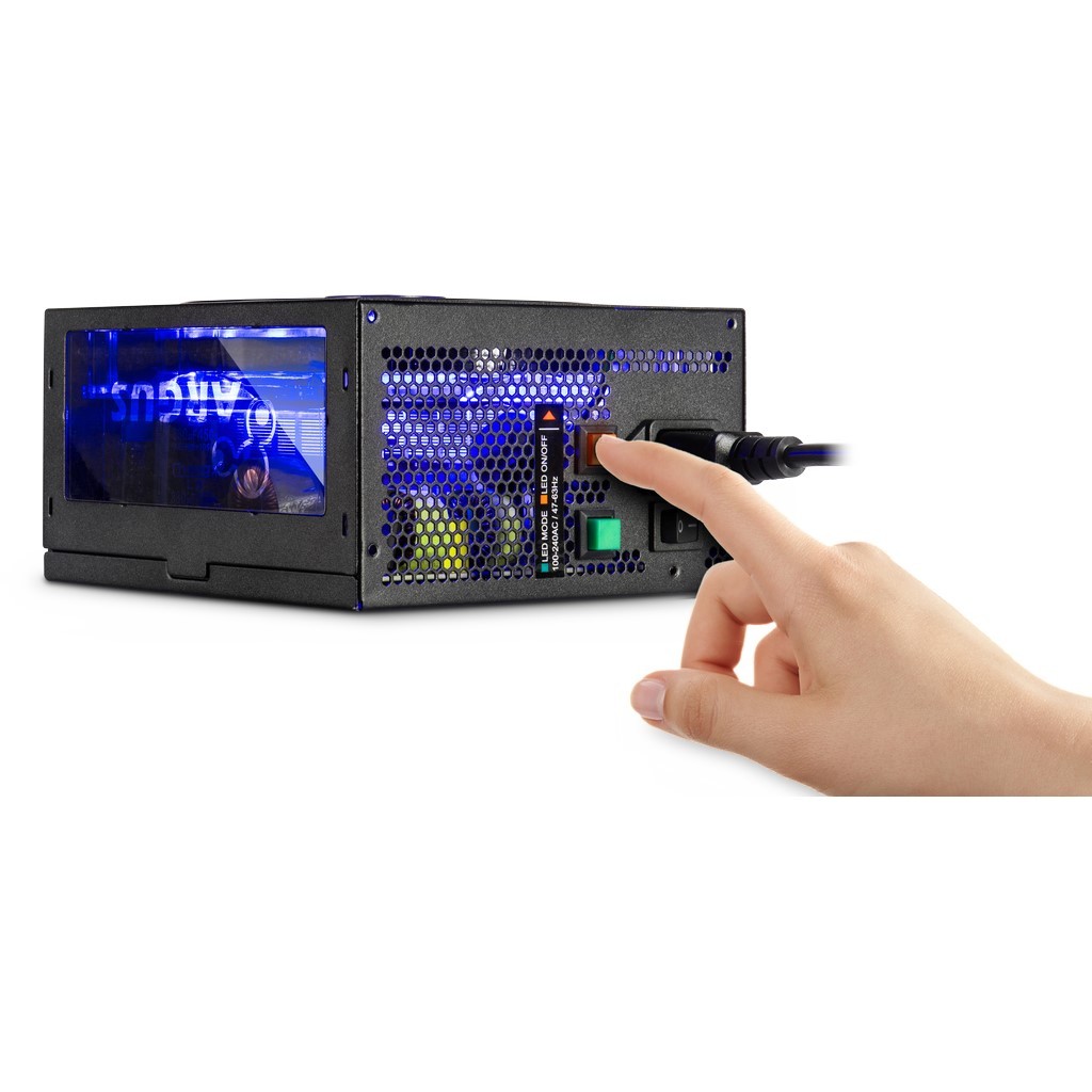 Napajanje INTER-TECH Argus RGB-750W CM II 20+4 pin ATX ATX Crno-1