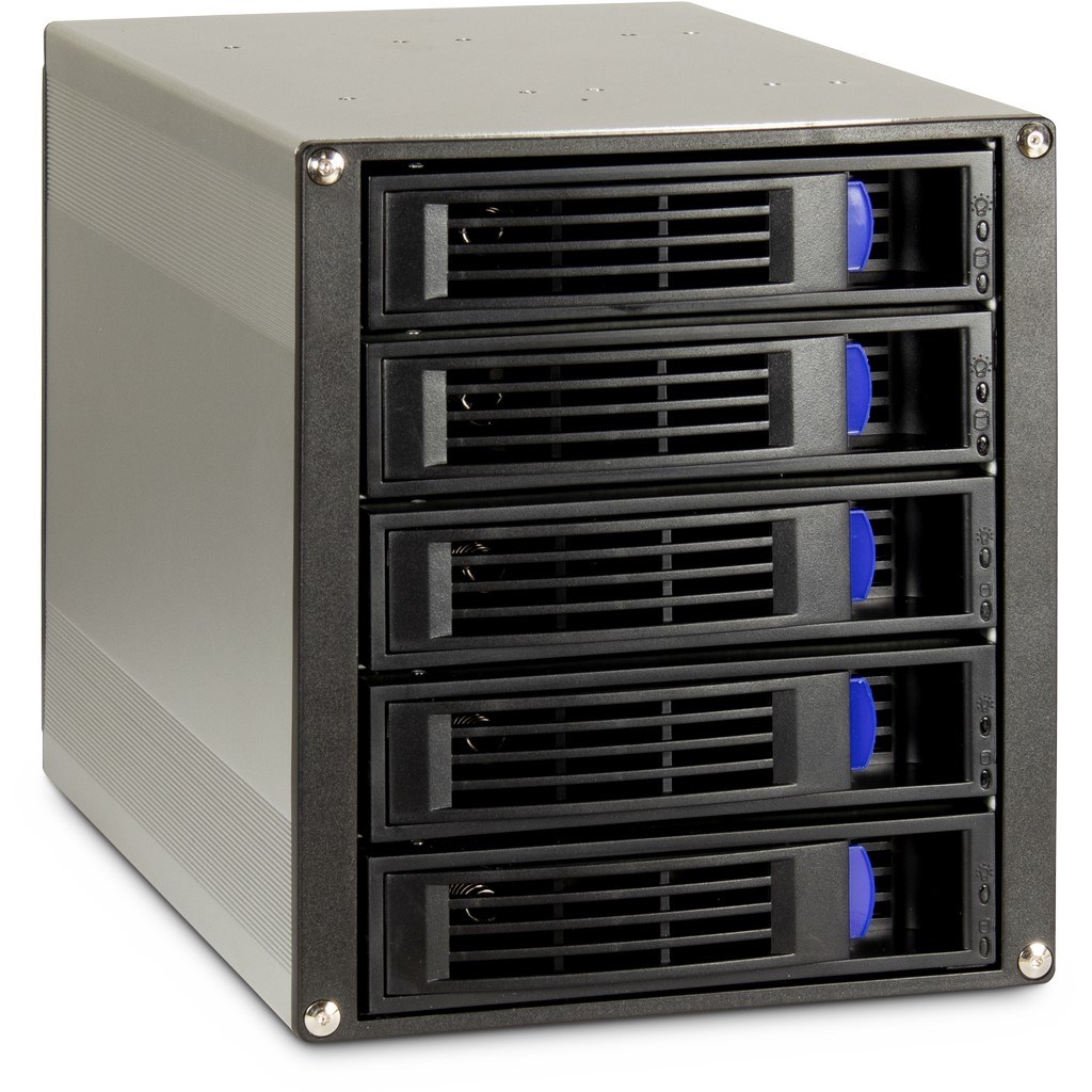 Kućište za disk INTER-TECH ST-5255 (2.5"/3.5", crno)-0