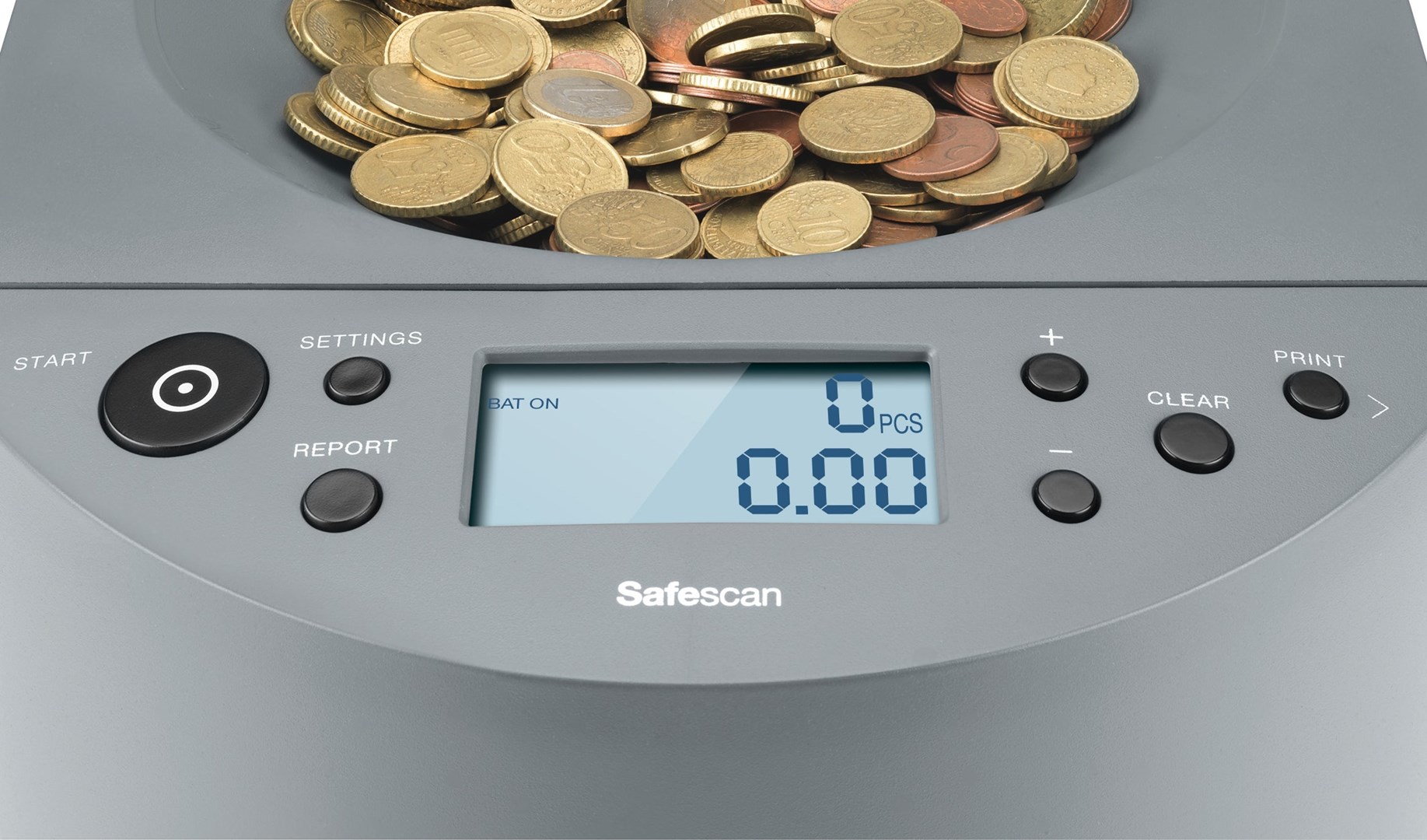 Brojač kovanica SAFESCAN 1450 (Sivi)-3