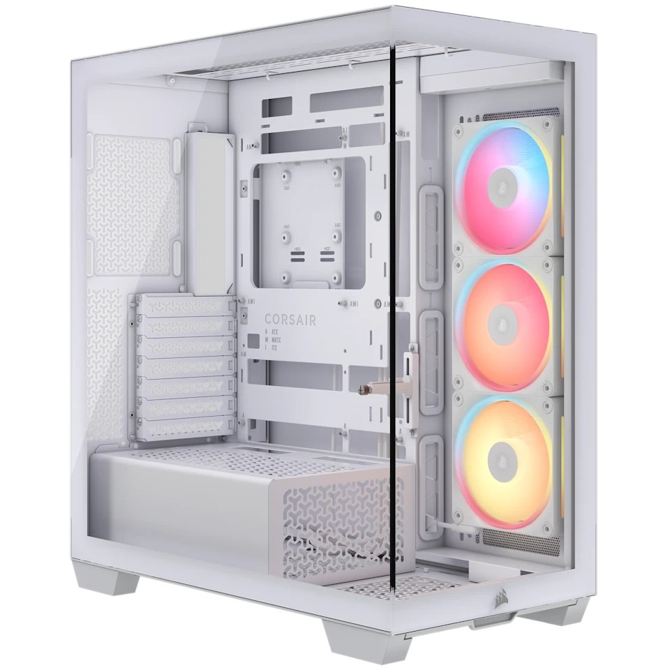 Kućište CORSAIR 3500X LXR LINK (TG, White)-0