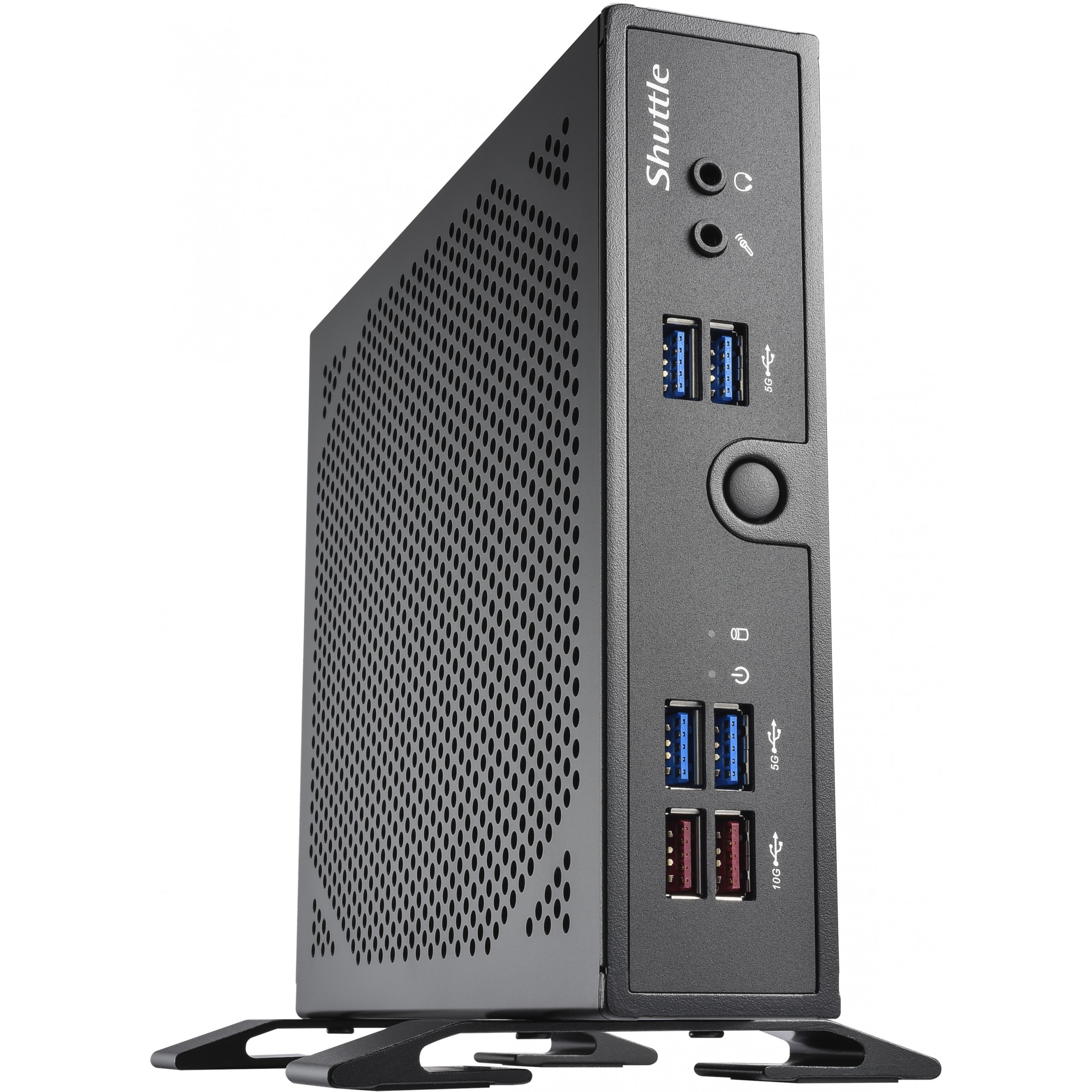 Barebone Shuttle XPC slim DS50U (Intel Celeron 7305, 2x LAN, HDMI, DP, VGA, fanless)