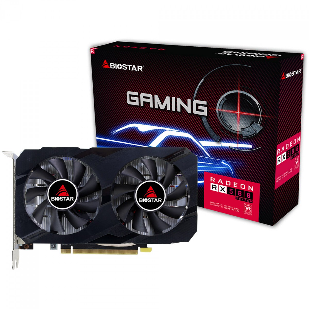 Grafička kartica Biostar Radeon RX580 2048SP AMD Radeon RX 580 8 GB GDDR5-0