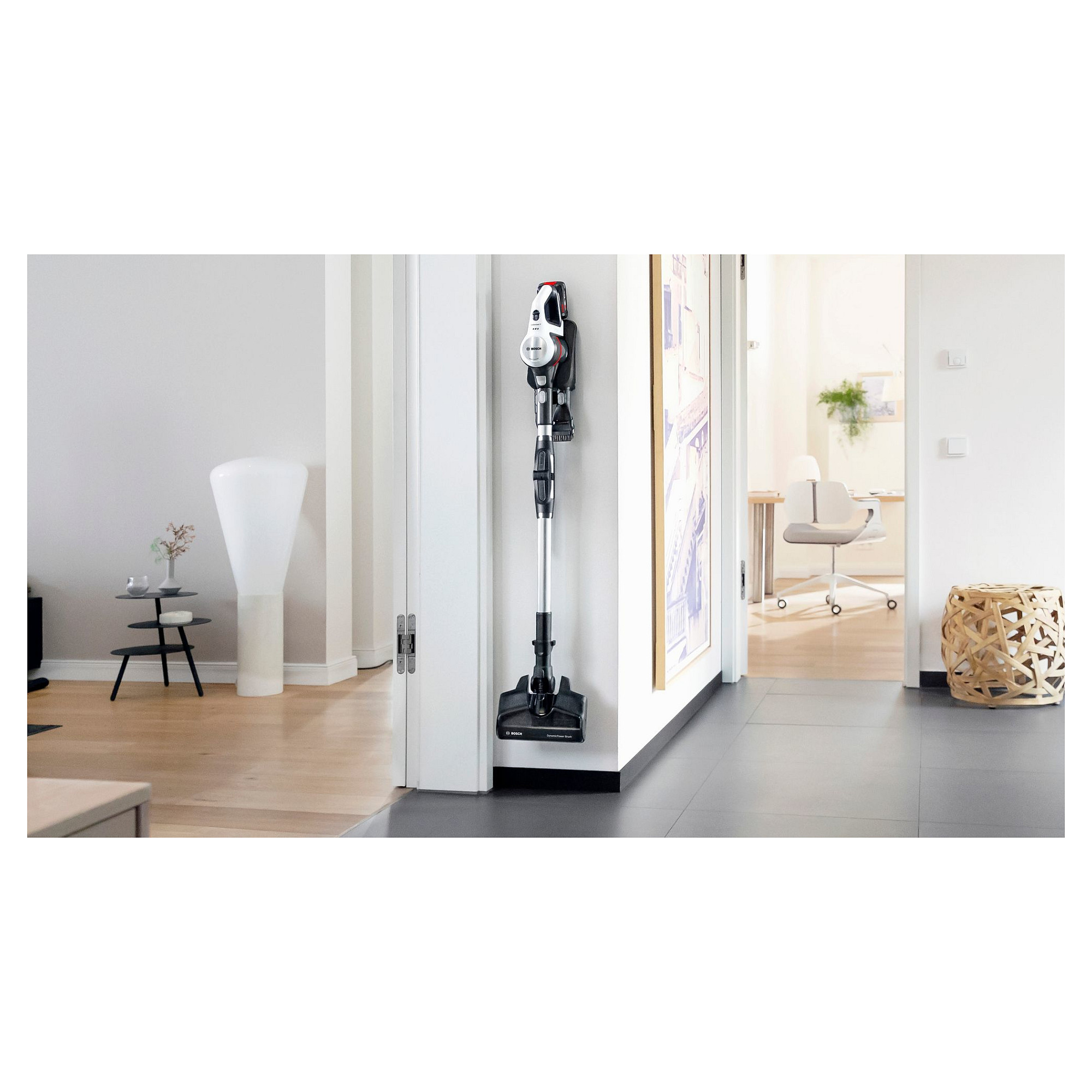 Usisavač BOSCH BSS711W stick vacuum/electric broom (0.3 L, bežični, crna, srebrna, bijela)-4