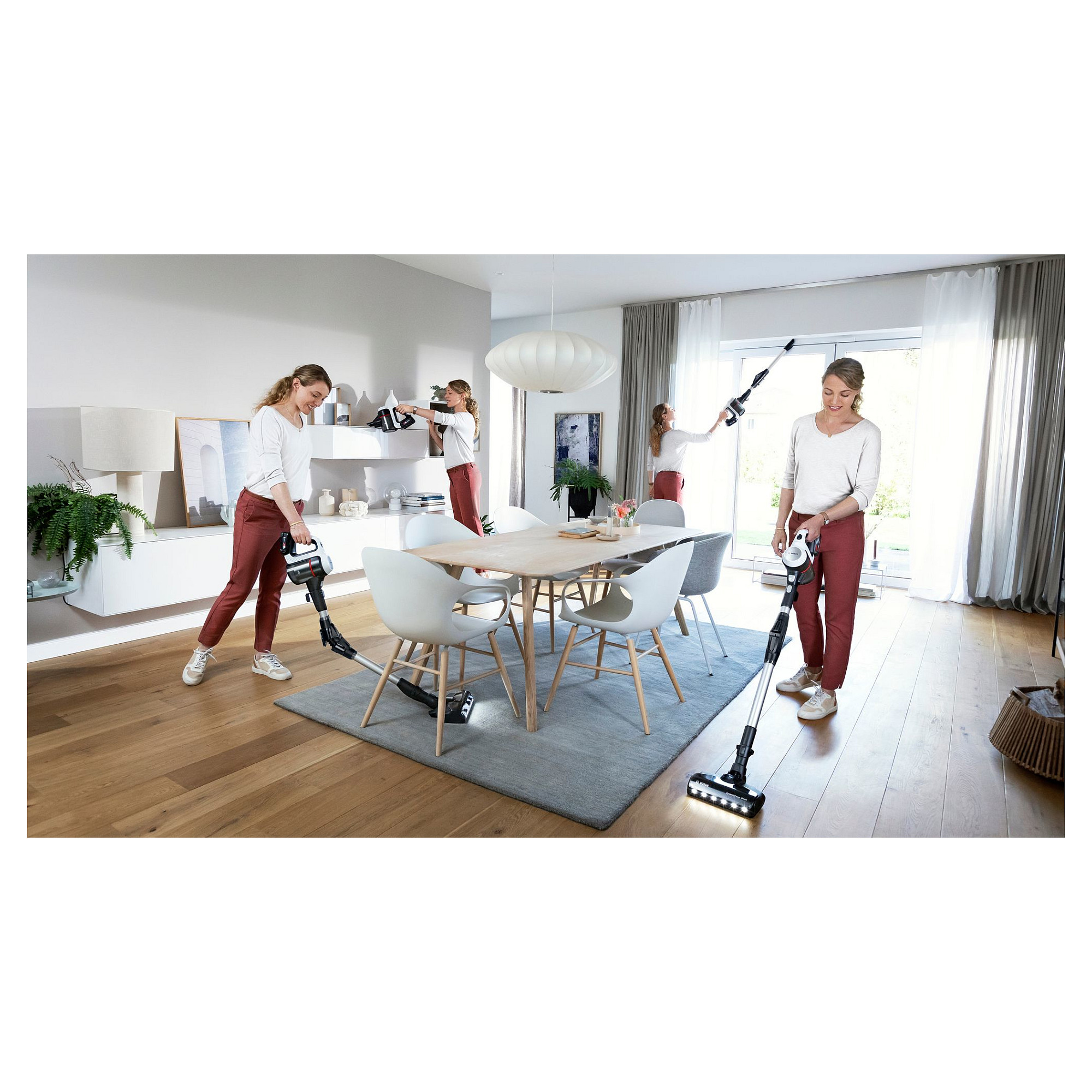 Usisavač BOSCH BSS711W stick vacuum/electric broom (0.3 L, bežični, crna, srebrna, bijela)-7