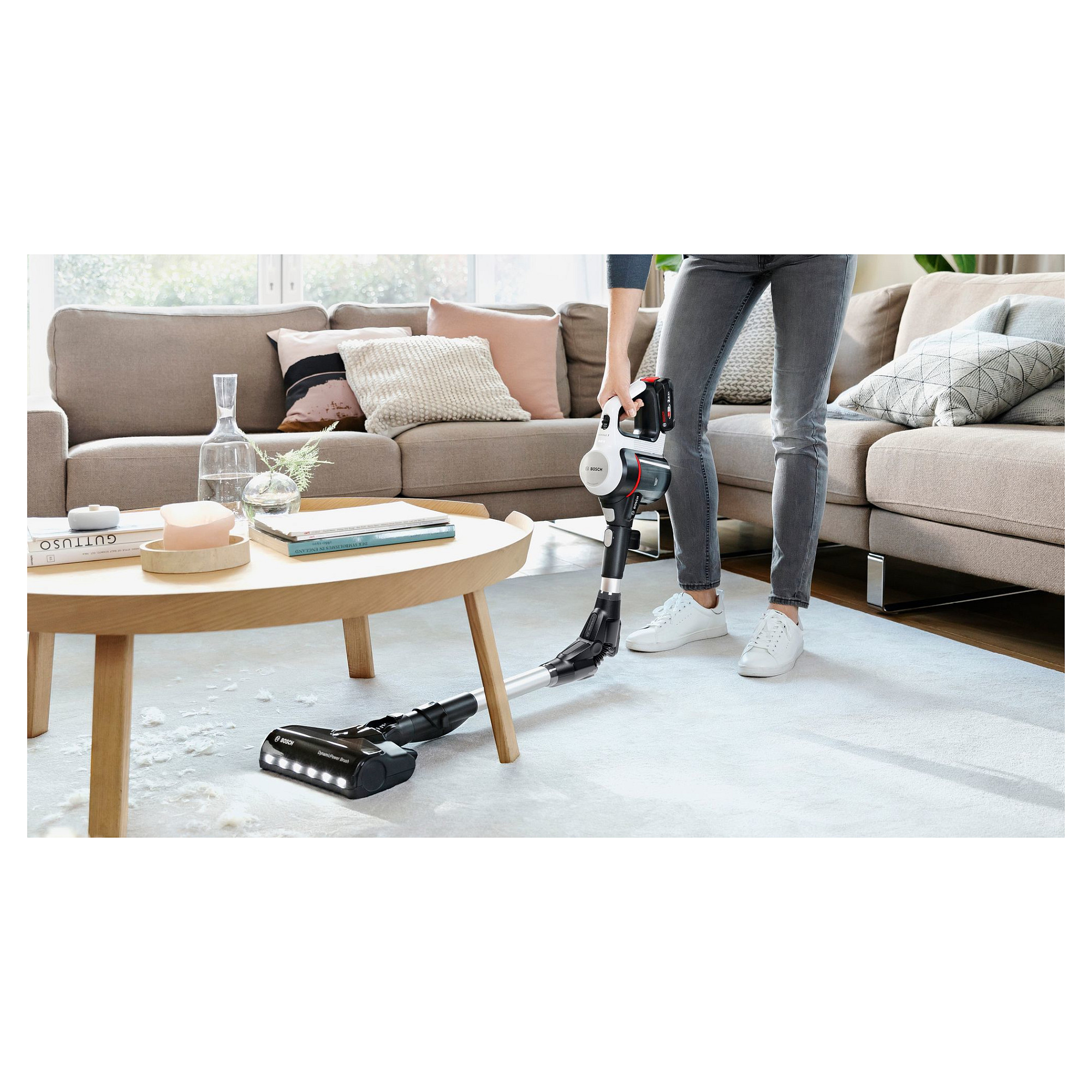 Usisavač BOSCH BSS711W stick vacuum/electric broom (0.3 L, bežični, crna, srebrna, bijela)-9