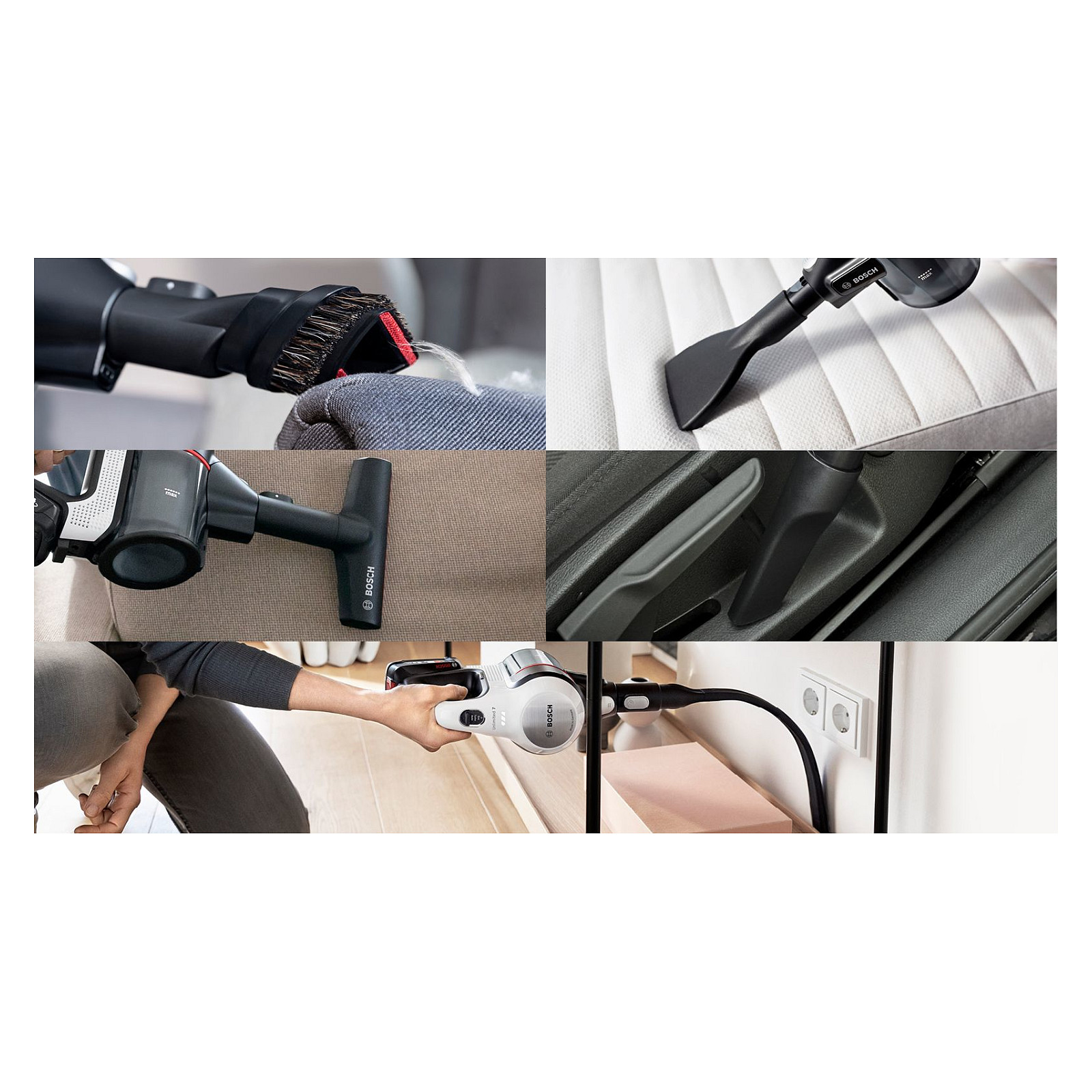 Usisavač BOSCH BSS711W stick vacuum/electric broom (0.3 L, bežični, crna, srebrna, bijela)-15