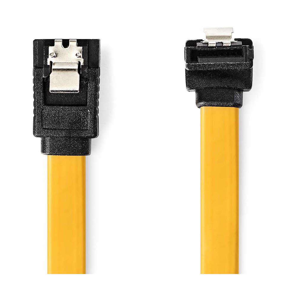 Kabel NEDIS CCGP73255YE10, SATA 7-Pin (Ž) na SATA 7-Pin (Ž), 1m, žuti, polybag
