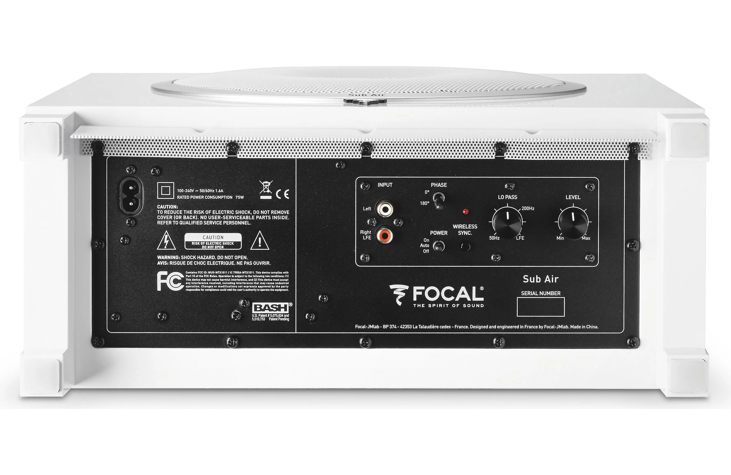 Set zvučnika FOCAL Dome Flax pack 5.1 +  Sub Air subwoofer white-4