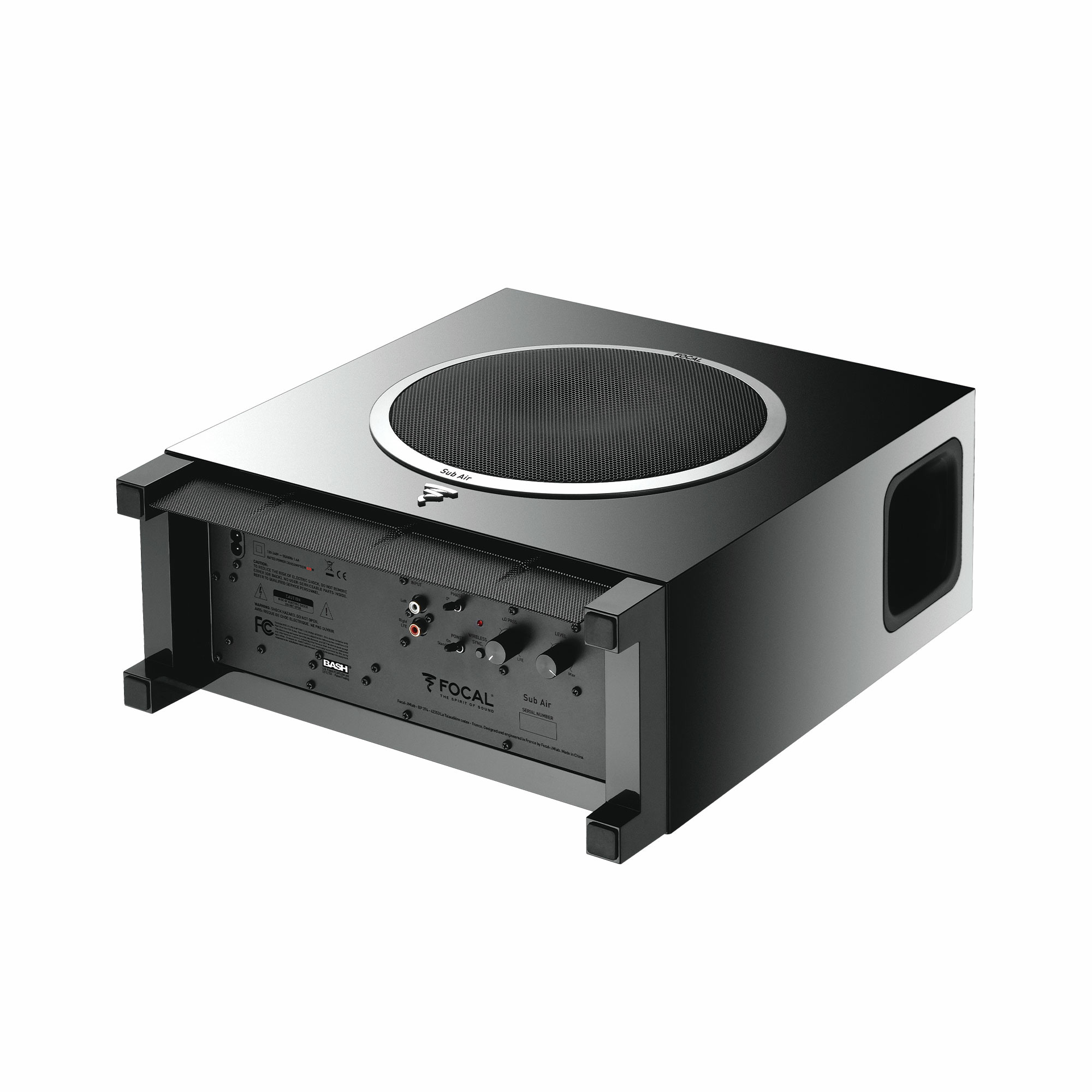 Subwoofer FOCAL Sub Air crni (bežični, plosnati bass-reflex, 8")-2