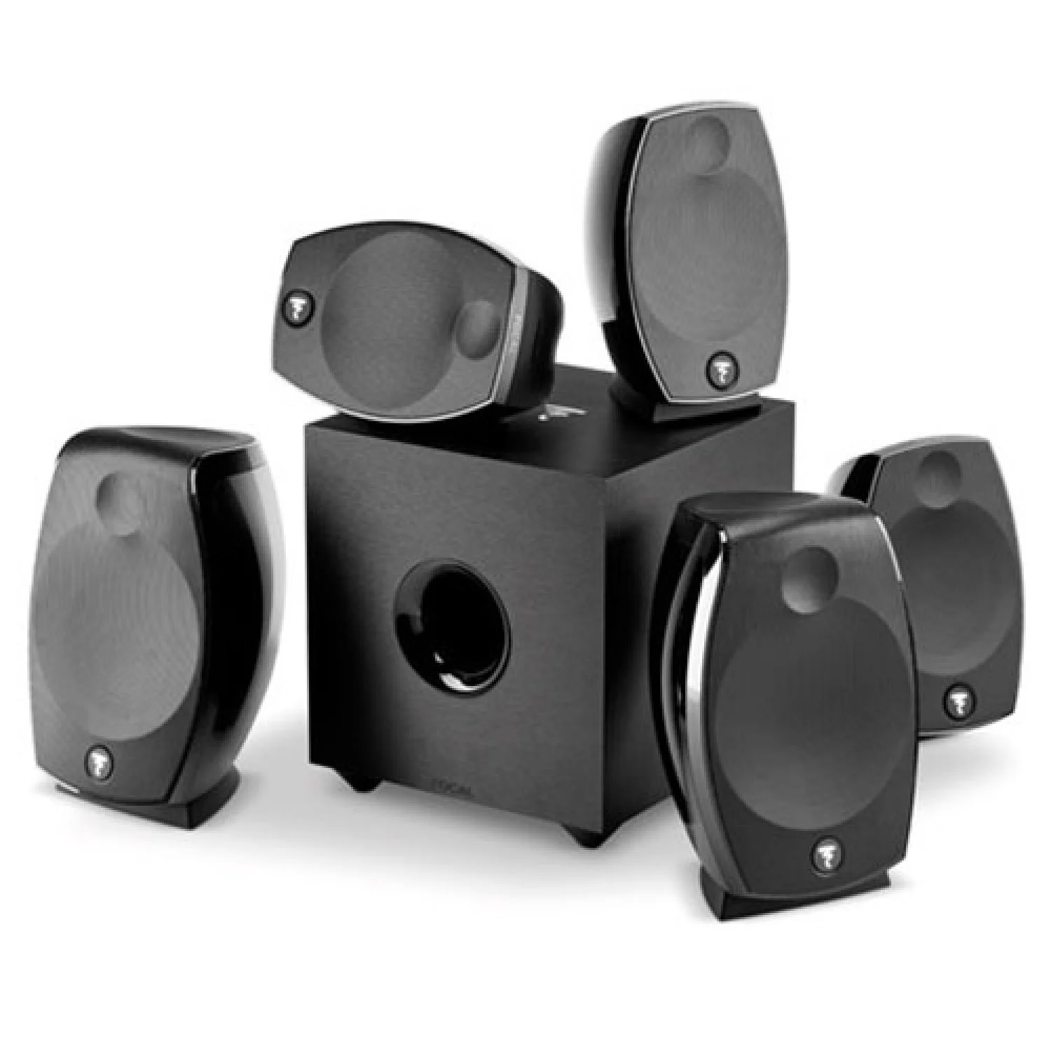 Zvučnici za kućno kino FOCAL SIB EVO DOLBY ATMOS 5.1.2 crni (set)-0