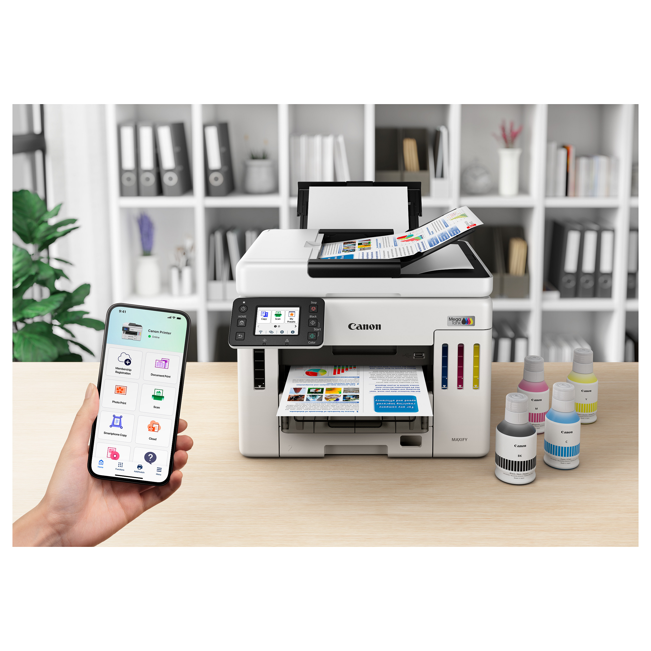 A4 CANON MAXIFY GX 7150 (inkjet, 600 x 1200 dpi, Wi-Fi)-20
