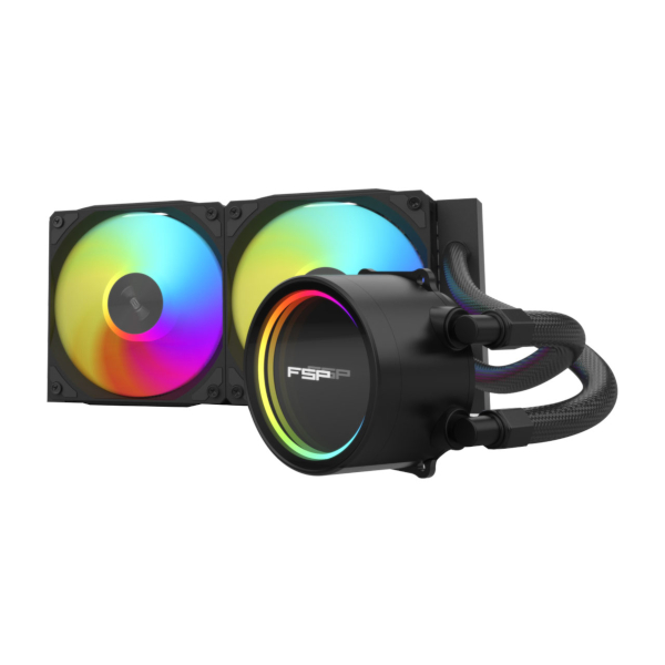 Vodeno hlađenje FORTRON FSP AE24-B (240mm, ARGB, s1851/AM5)-0
