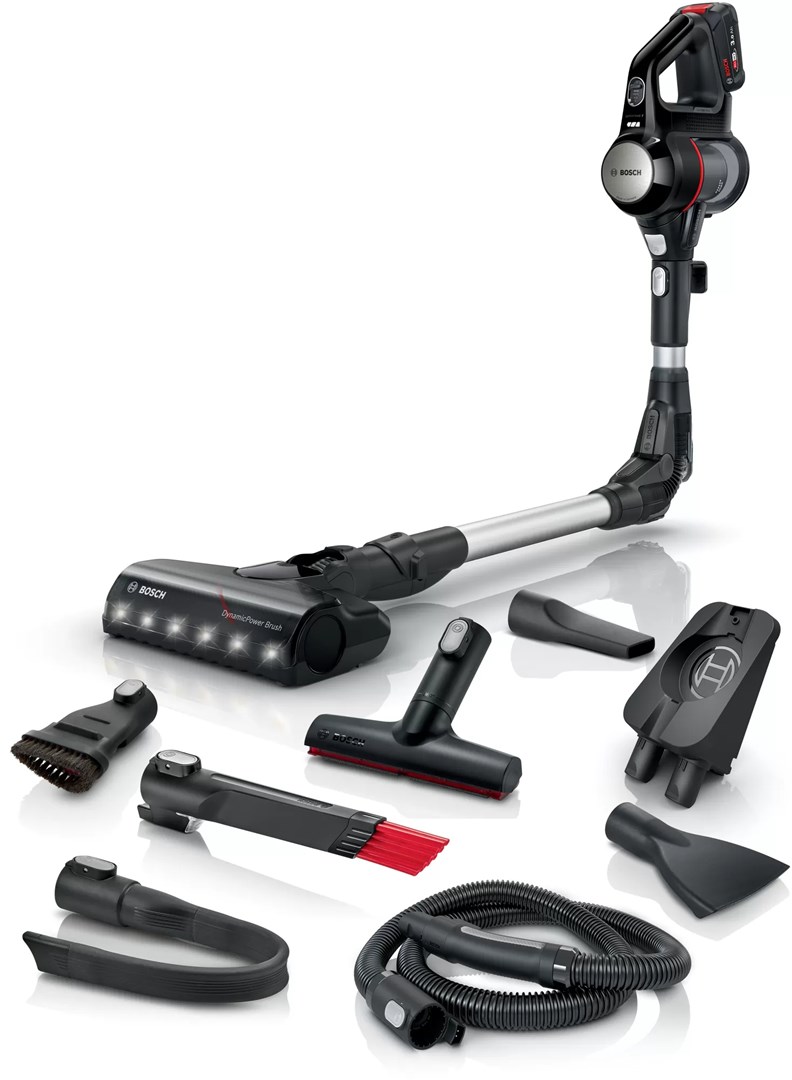 Usisavač BOSCH BCS711PET Stick vacuum Battery Dry Bagless 0.3 L Crna, Crvena-0