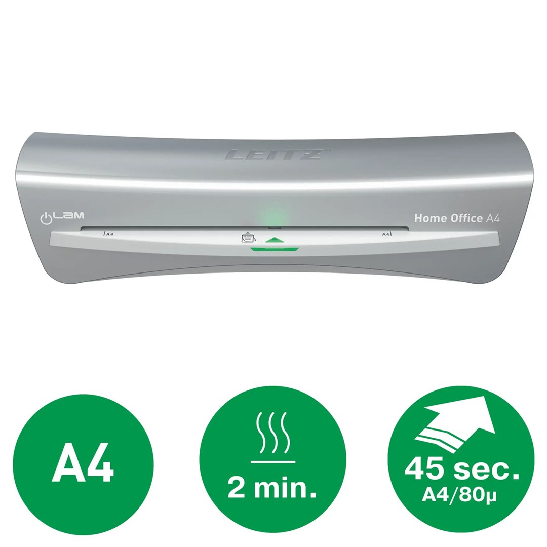 Laminator LEITZ iLAM Home Office A4 (vrući, sivi)