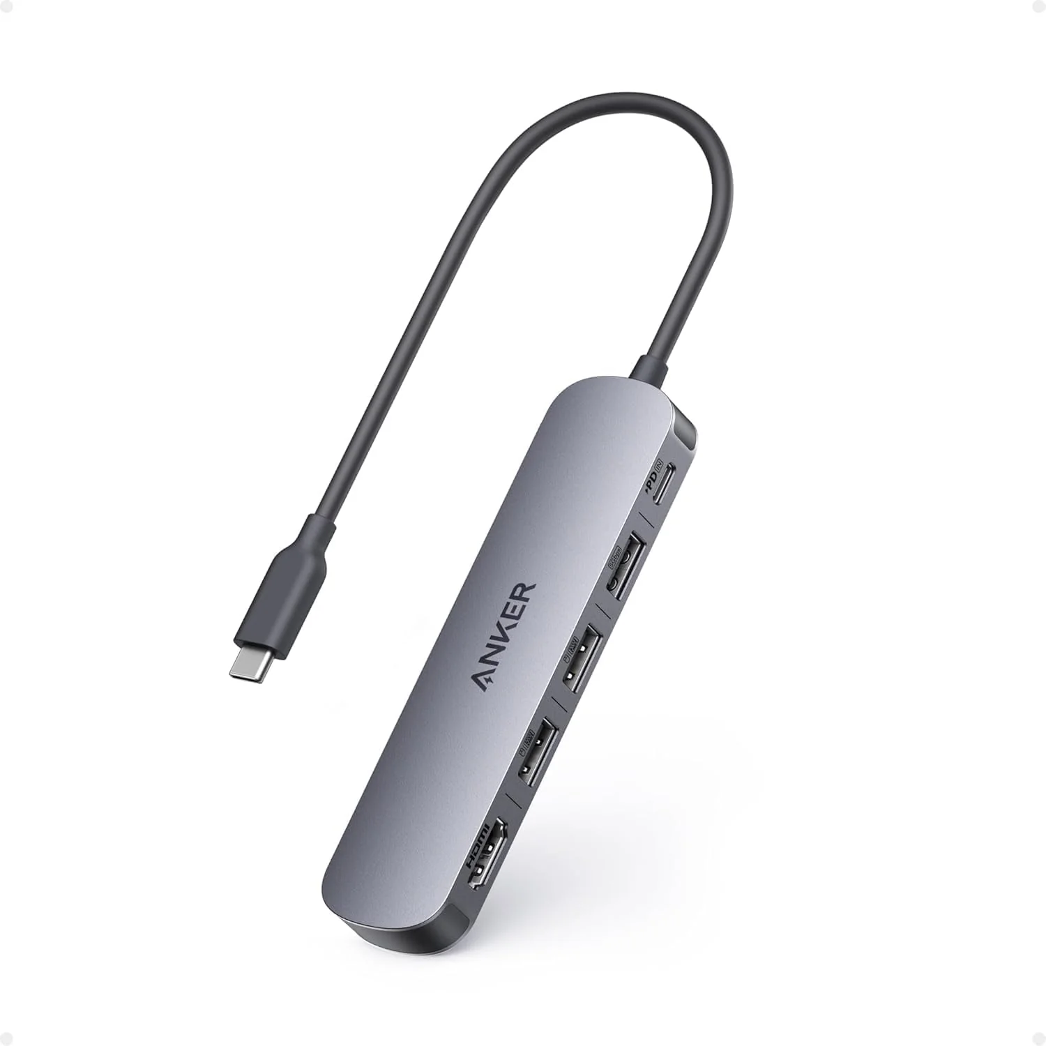USB HUB ANKER A8357, 5-in-1, USB C/A Hub adapter, 4K@30Hz HDMI-0