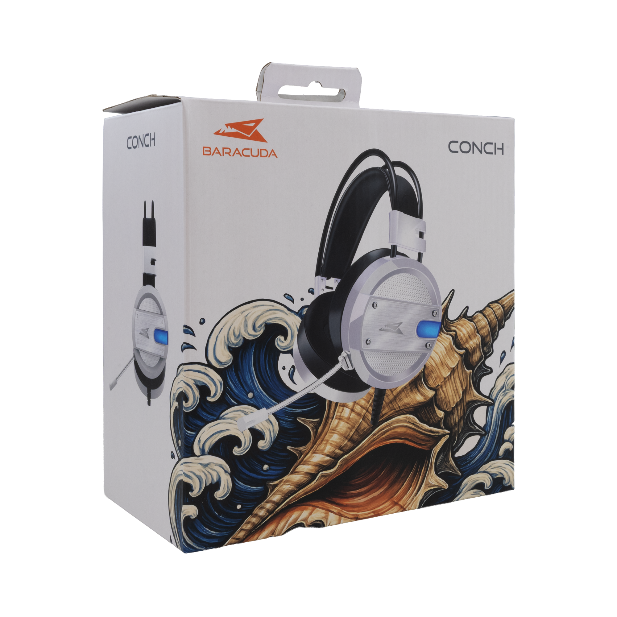 Slušalice BARACUDA HEADSET BGH-031 CONCH White-5