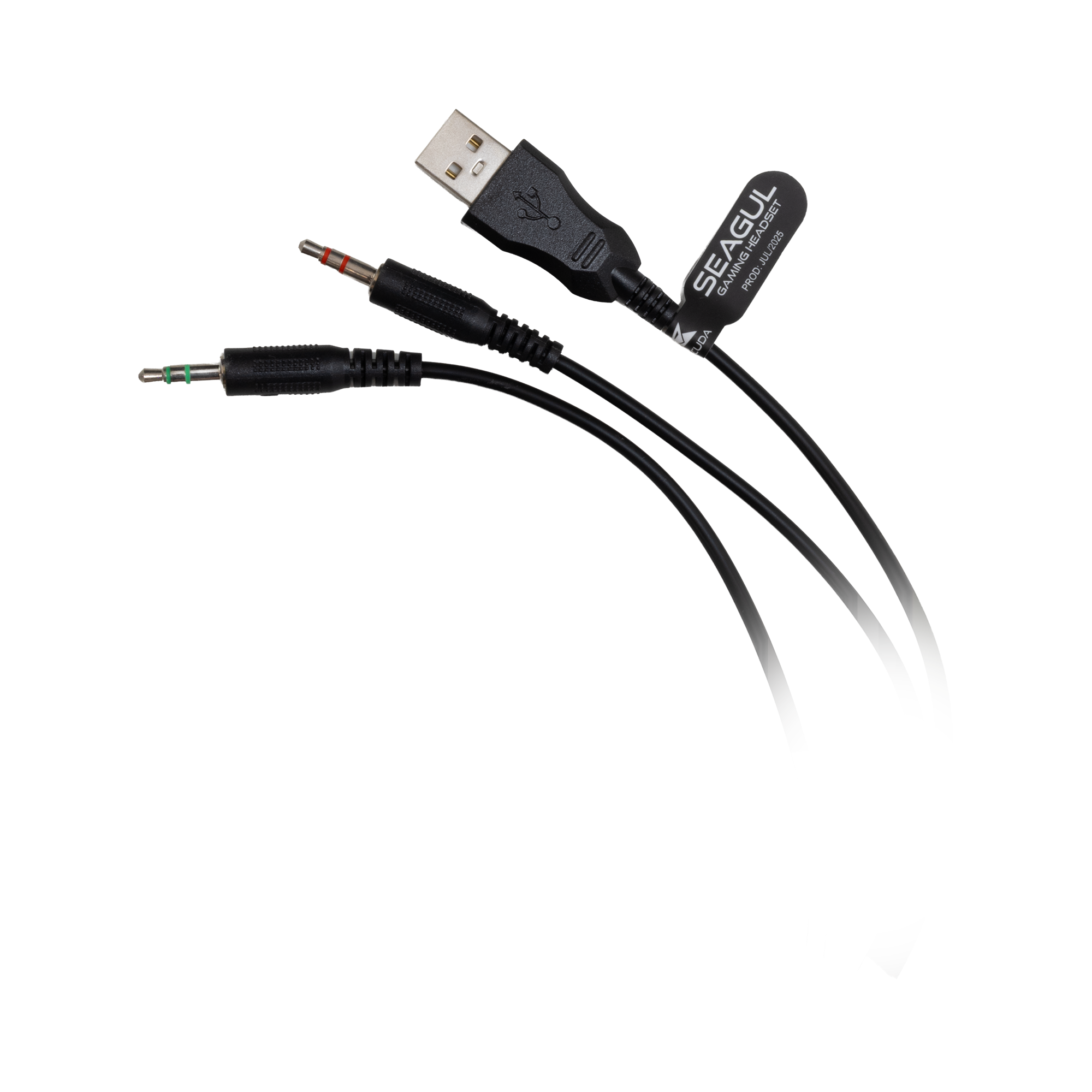 Slušalice BARACUDA HEADSET BGH-041 SEAGUL crna boja-4