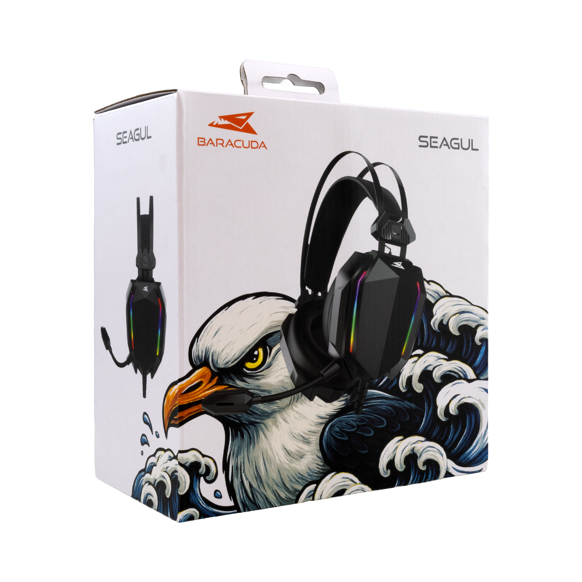 Slušalice BARACUDA HEADSET BGH-041 SEAGUL crna boja-5