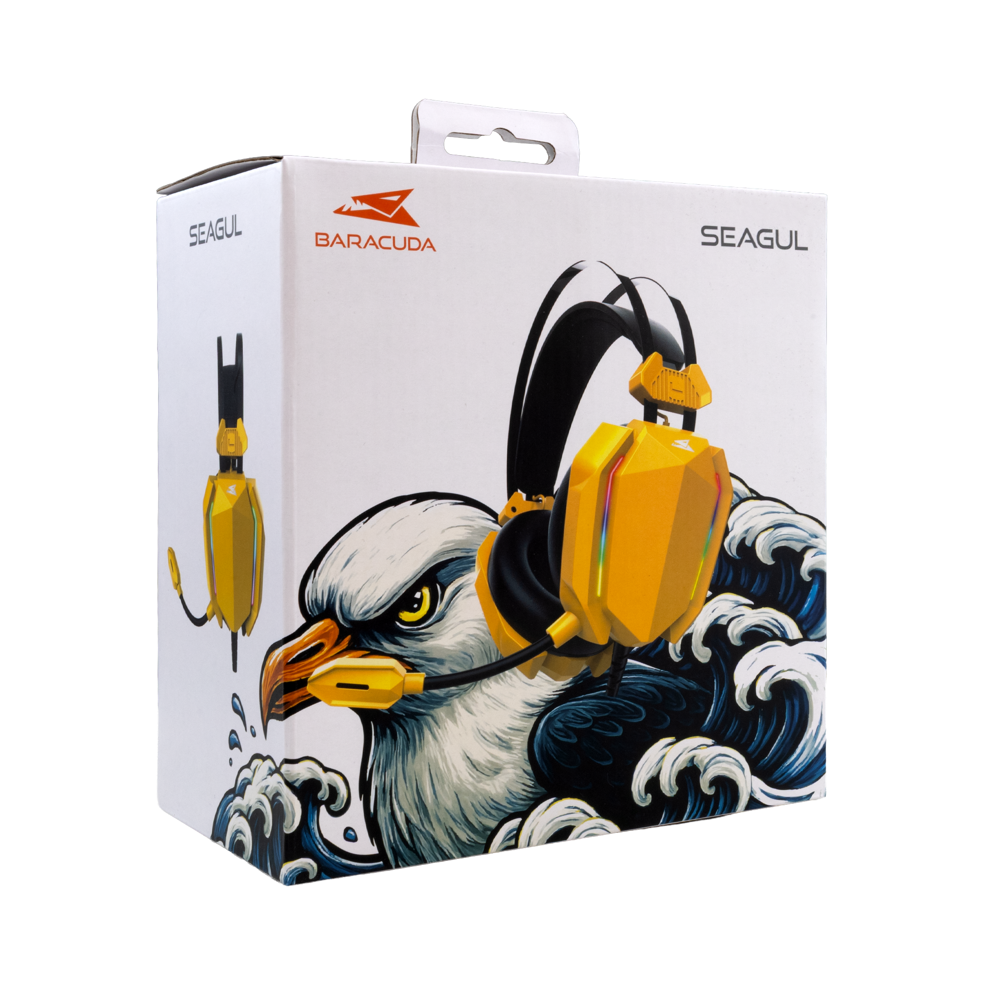 Slušalice BARACUDA HEADSET BGH-041 SEAGUL žuta boja-5