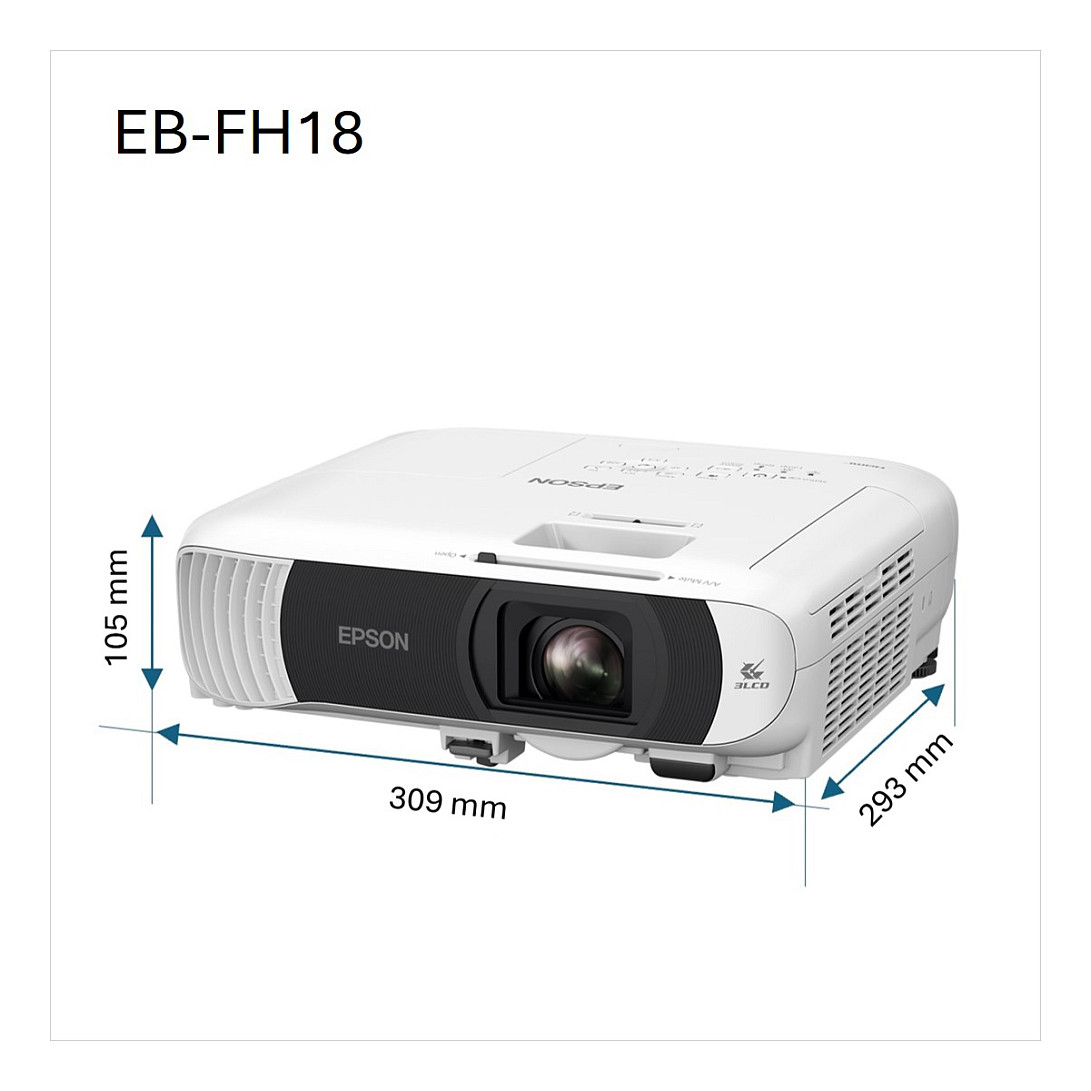 Projektor EPSON EB-FH18 (puna visoka rezolucija, 4100 lumena, 304-inčni prikaz)-7