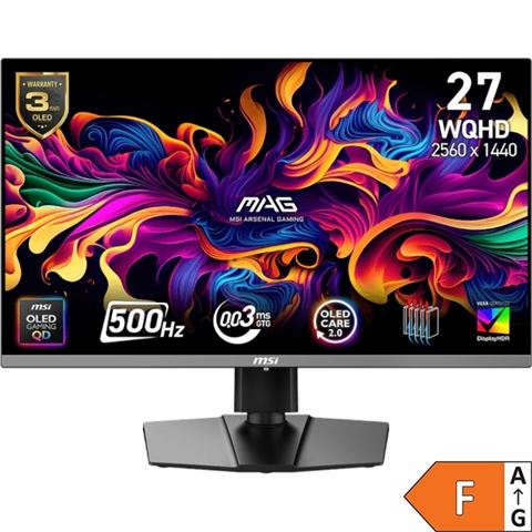 Monitor MSI MAG 272QP QD-OLED X50 (26.5 inča, 2560x1440, 500Hz, 0.03ms, HDMI 2.1)-1