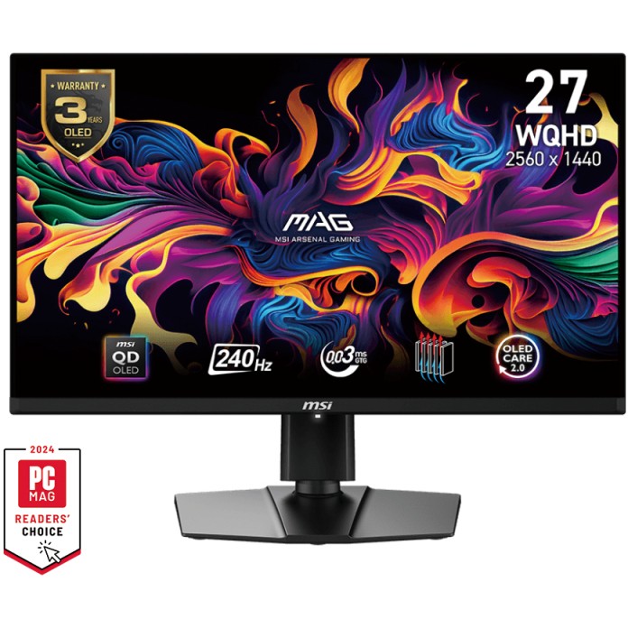 Monitor MSI MAG 271QPXDE E2 Gaming WQHD OLED-4