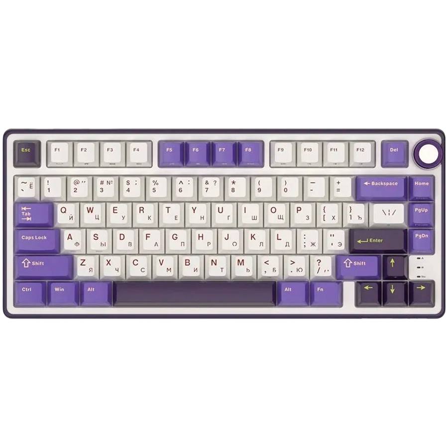 Gaming tipkovnica ROYAL KLUDGE R75 (Blackberry Mousse, Brown Switch, US)-0